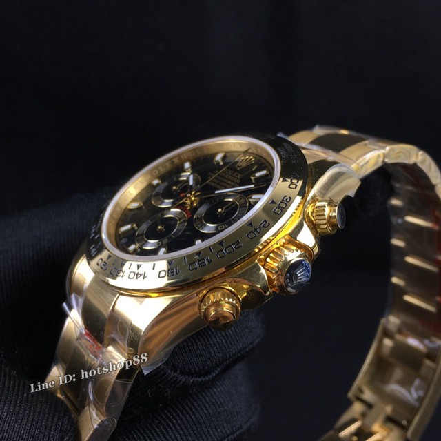 劳力士手表 Rolex超薄迪通拿新品 灰白金迪 玫瑰金迪 黄金迪 熊猫迪经典男士腕表 gjs2020